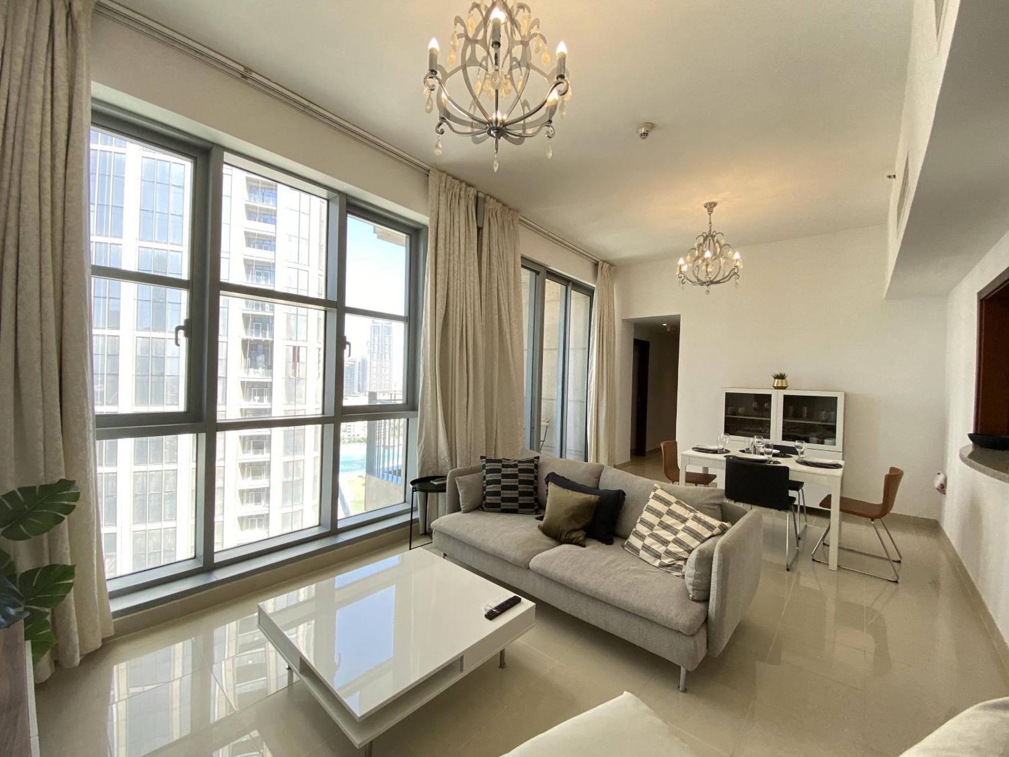 Lux Bnb Standpoint Tower Burj & Fountain Views Dubai Esterno foto